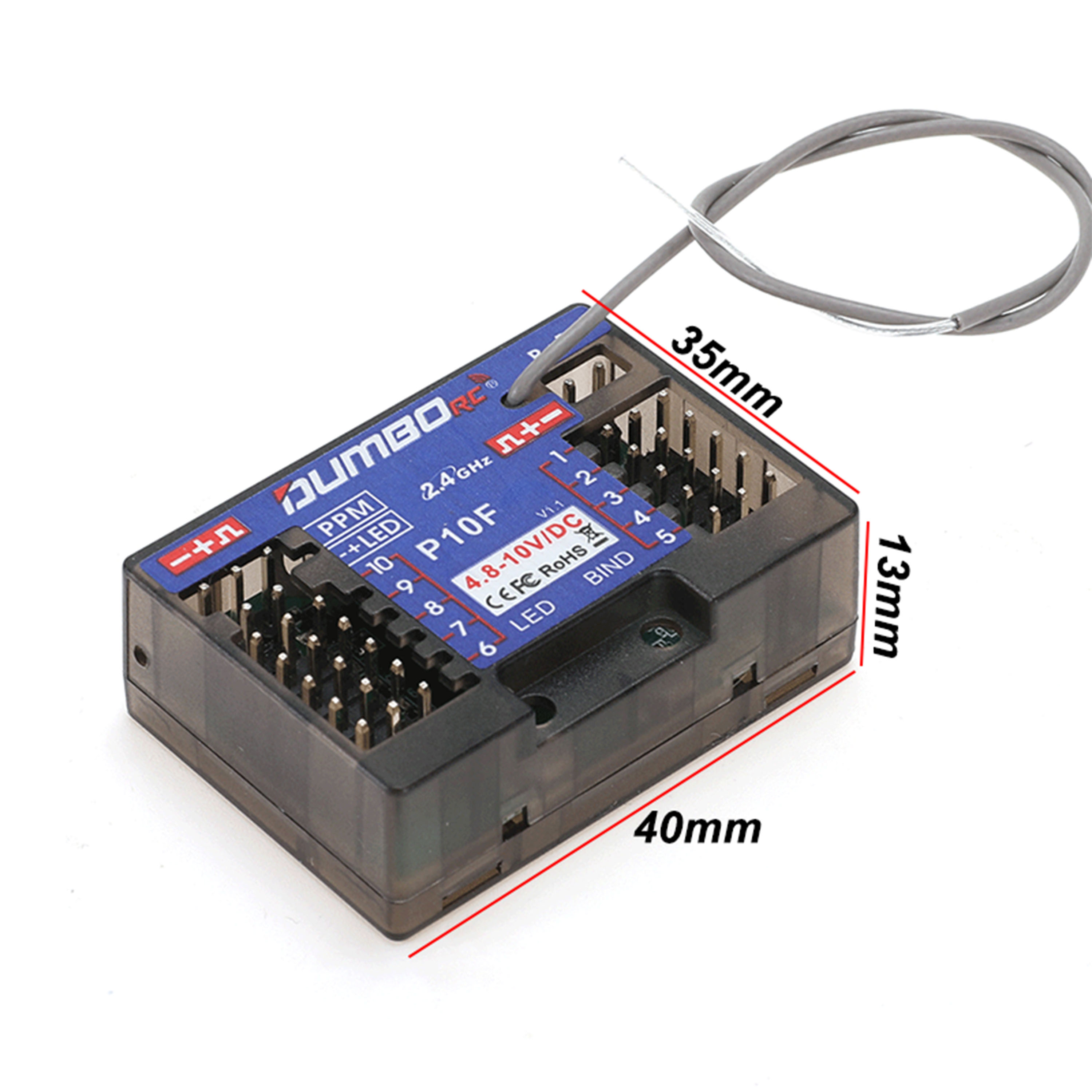 DUMBORC P10F P10FG 10CH 2.4GHz - Drone Racing Receiver 리뷰 및 가격